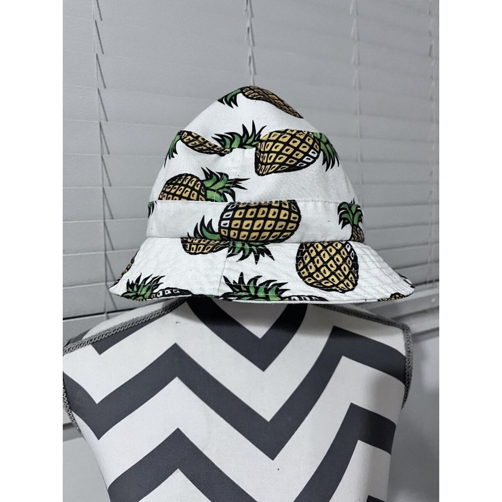 Summer Men Women Pineapple Print Bucket Hats Outdoor Beach Unisex Bucket Hat